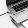 CABLU alimentare si date Baseus Legend Elbow, Fast Charging Data Cable pt. smartphone, USB la USB Type-C 66W, braided, 2m, negru
