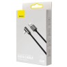 CABLU alimentare si date Baseus Legend Elbow, Fast Charging Data Cable pt. smartphone, USB la USB Type-C 66W, braided, 2m, negru