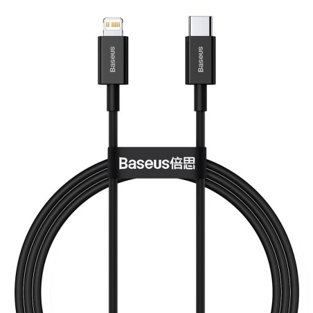 CABLU alimentare si date Baseus Superior, Fast Charging Data Cable pt. smartphone, USB Type-C la Lightning Iphone PD 20W, 1m, ne
