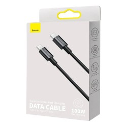 CABLU alimentare si date Baseus Superior, Fast Charging Data Cable pt. smartphone, USB Type-C la USB Type-C 100W, 1m, negru "CAT
