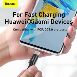 CABLU alimentare si date Baseus Superior, Fast Charging Data Cable pt. smartphone, USB Type-C la USB Type-C 100W, 2m, alb "CATYS