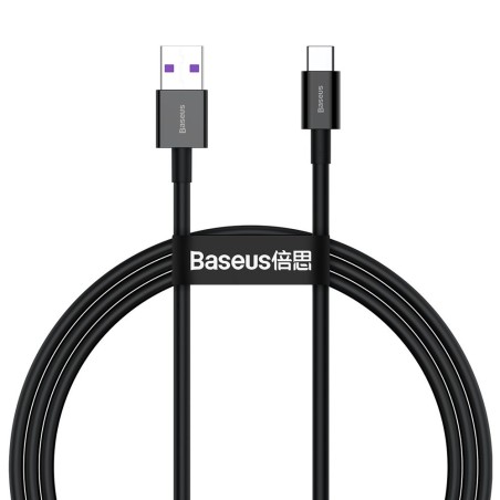 CABLU alimentare si date Baseus Superior, Fast Charging Data Cable pt. smartphone, USB la USB Type-C 66W, 1m, negru "CATYS-01" (