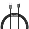 CABLU alimentare si date Baseus Superior, Fast Charging Data Cable pt. smartphone, USB la USB Type-C 66W, 1m, negru "CATYS-01" (