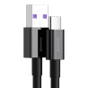 CABLU alimentare si date Baseus Superior, Fast Charging Data Cable pt. smartphone, USB la USB Type-C 66W, 1m, negru "CATYS-01" (
