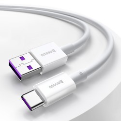 CABLU alimentare si date Baseus Superior, Fast Charging Data Cable pt. smartphone, USB la USB Type-C 66W, 1m, negru "CATYS-01" (