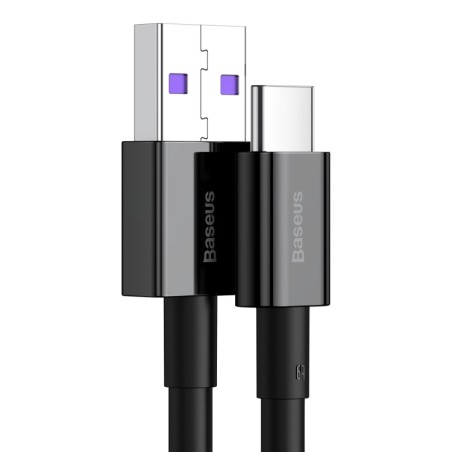 CABLU alimentare si date Baseus Superior, Fast Charging Data Cable pt. smartphone, USB la USB Type-C 66W, 2m, negru "CATYS-A01" 