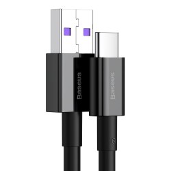 CABLU alimentare si date Baseus Superior, Fast Charging Data Cable pt. smartphone, USB la USB Type-C 66W, 2m, negru "CATYS-A01" 