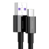 CABLU alimentare si date Baseus Superior, Fast Charging Data Cable pt. smartphone, USB la USB Type-C 66W, 2m, negru "CATYS-A01" 