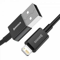 CABLU alimentare si date Baseus Superior, Fast Charging Data Cable pt. smartphone, USB la Lightning Iphone 2.4A, 1m, negru "CALY