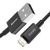 CABLU alimentare si date Baseus Superior, Fast Charging Data Cable pt. smartphone, USB la Lightning Iphone 2.4A, 2m, negru "CALY