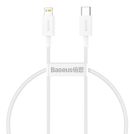 CABLU alimentare si date Baseus Superior, Fast Charging Data Cable pt. smartphone, USB Type-C la Lightning Iphone PD 20W, 0.25m,