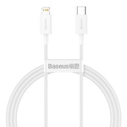 CABLU alimentare si date Baseus Superior, Fast Charging Data Cable pt. smartphone, USB Type-C la Lightning Iphone PD 20W, 1m, al