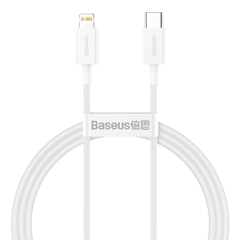 CABLU alimentare si date Baseus Superior, Fast Charging Data Cable pt. smartphone, USB Type-C la Lightning Iphone PD 20W, 1m, al