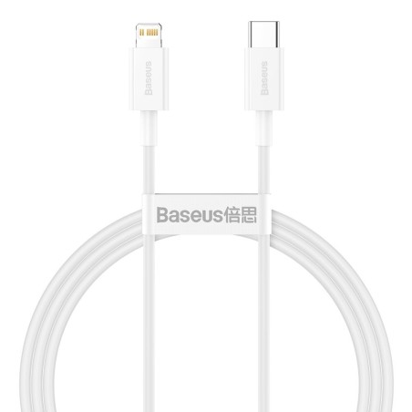 CABLU alimentare si date Baseus Superior, Fast Charging Data Cable pt. smartphone, USB Type-C la Lightning Iphone PD 20W, 1m, al