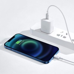 CABLU alimentare si date Baseus Superior, Fast Charging Data Cable pt. smartphone, USB Type-C la Lightning Iphone PD 20W, 2m, al