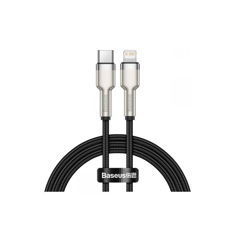 CABLU alimentare si date Baseus Cafule Metal, Fast Charging Data Cable pt. smartphone, USB Type-C la Lightning Iphone PD 20W, br
