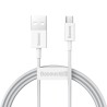 CABLU alimentare si date Baseus Superior, Fast Charging Data Cable pt. smartphone, USB la Micro-USB 2A, 1m, alb "CAMYS-02" (timb