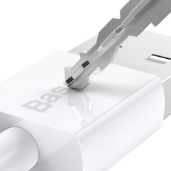 CABLU alimentare si date Baseus Superior, Fast Charging Data Cable pt. smartphone, USB la Micro-USB 2A, 1m, alb "CAMYS-02" (timb
