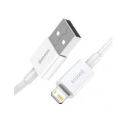 CABLU alimentare si date Baseus Superior, Fast Charging Data Cable pt. smartphone, USB la Lightning Iphone 2.4A, 0.25m, alb "CAL