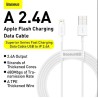 CABLU alimentare si date Baseus Superior, Fast Charging Data Cable pt. smartphone, USB la Lightning Iphone 2.4A, 0.25m, alb "CAL