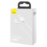 CABLU alimentare si date Baseus Superior, Fast Charging Data Cable pt. smartphone, USB la Lightning Iphone 2.4A, 1m, alb "CALYS-