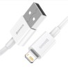 CABLU alimentare si date Baseus Superior, Fast Charging Data Cable pt. smartphone, USB la Lightning Iphone 2.4A, 1.5m, alb "CALY