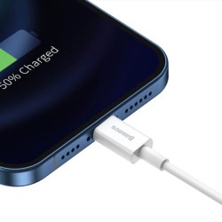 CABLU alimentare si date Baseus Superior, Fast Charging Data Cable pt. smartphone, USB la Lightning Iphone 2.4A, 1.5m, alb "CALY