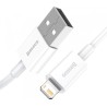 CABLU alimentare si date Baseus Superior, Fast Charging Data Cable pt. smartphone, USB la Lightning Iphone 2.4A, 2m, alb "CALYS-
