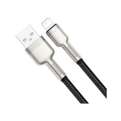 CABLU alimentare si date Baseus Cafule Metal, Fast Charging Data Cable pt. smartphone, USB la Lightning Iphone 2.4A, braided, 0.