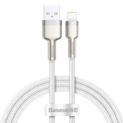 CABLU alimentare si date Baseus Cafule Metal, Fast Charging Data Cable pt. smartphone, USB la Lightning Iphone 2.4A, braided, 1m