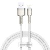 CABLU alimentare si date Baseus Cafule Metal, Fast Charging Data Cable pt. smartphone, USB la Lightning Iphone 2.4A, braided, 1m