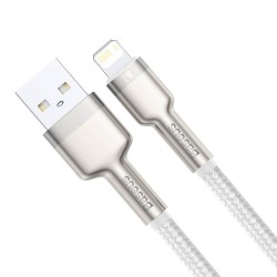 CABLU alimentare si date Baseus Cafule Metal, Fast Charging Data Cable pt. smartphone, USB la Lightning Iphone 2.4A, braided, 1m