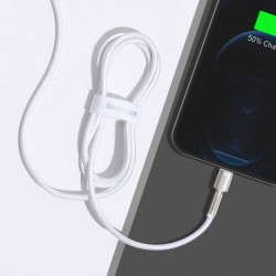 CABLU alimentare si date Baseus Cafule Metal, Fast Charging Data Cable pt. smartphone, USB la Lightning Iphone 2.4A, braided, 1m