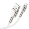 CABLU alimentare si date Baseus Cafule Metal, Fast Charging Data Cable pt. smartphone, USB la Lightning Iphone 2.4A, braided, 1m