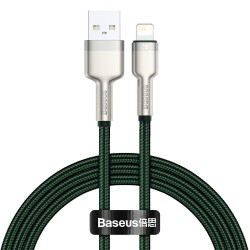 CABLU alimentare si date Baseus Cafule Metal, Fast Charging Data Cable pt. smartphone, USB la Lightning Iphone 2.4A, braided, 1m
