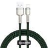 CABLU alimentare si date Baseus Cafule Metal, Fast Charging Data Cable pt. smartphone, USB la Lightning Iphone 2.4A, braided, 1m