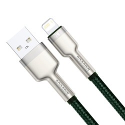 CABLU alimentare si date Baseus Cafule Metal, Fast Charging Data Cable pt. smartphone, USB la Lightning Iphone 2.4A, braided, 1m