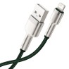 CABLU alimentare si date Baseus Cafule Metal, Fast Charging Data Cable pt. smartphone, USB la Lightning Iphone 2.4A, braided, 1m
