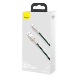 CABLU alimentare si date Baseus Cafule Metal, Fast Charging Data Cable pt. smartphone, USB la Lightning Iphone 2.4A, braided, 1m