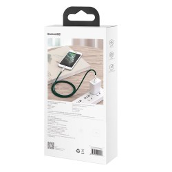 CABLU alimentare si date Baseus Cafule Metal, Fast Charging Data Cable pt. smartphone, USB la Lightning Iphone 2.4A, braided, 1m