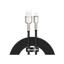 CABLU alimentare si date Baseus Cafule Metal, Fast Charging Data Cable pt. smartphone, USB la Lightning Iphone 2.4A, braided, 2m