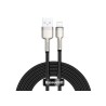CABLU alimentare si date Baseus Cafule Metal, Fast Charging Data Cable pt. smartphone, USB la Lightning Iphone 2.4A, braided, 2m