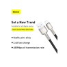 CABLU alimentare si date Baseus Cafule Metal, Fast Charging Data Cable pt. smartphone, USB la Lightning Iphone 2.4A, braided, 2m