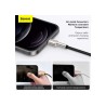 CABLU alimentare si date Baseus Cafule Metal, Fast Charging Data Cable pt. smartphone, USB la Lightning Iphone 2.4A, braided, 2m