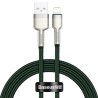CABLU alimentare si date Baseus Cafule Metal, Fast Charging Data Cable pt. smartphone, USB la Lightning Iphone 2.4A, braided, 2m