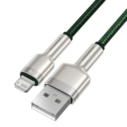 CABLU alimentare si date Baseus Cafule Metal, Fast Charging Data Cable pt. smartphone, USB la Lightning Iphone 2.4A, braided, 2m