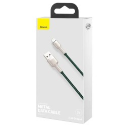 CABLU alimentare si date Baseus Cafule Metal, Fast Charging Data Cable pt. smartphone, USB la Lightning Iphone 2.4A, braided, 2m