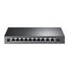 SWITCH TP-LINK 10-Port Gigabit Desktop Switch cu 8-Port PoE+, 123W total power, carcasa metal "TL-SG1210MP" (timbru verde 2 lei)