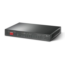 SWITCH TP-LINK 10-Port Gigabit Desktop Switch cu 8-Port PoE+, 123W total power, carcasa metal "TL-SG1210MP" (timbru verde 2 lei)