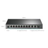 SWITCH TP-LINK 10-Port Gigabit Desktop Switch cu 8-Port PoE+, 123W total power, carcasa metal "TL-SG1210MPE" (timbru verde 2 lei